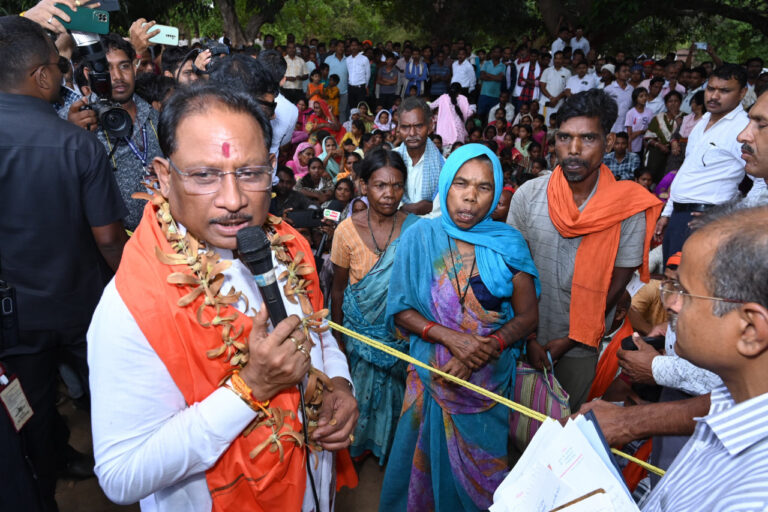 Chief Minister Shri Vishnu Deo Sai pays Surprise Visit to Hargawan Village
