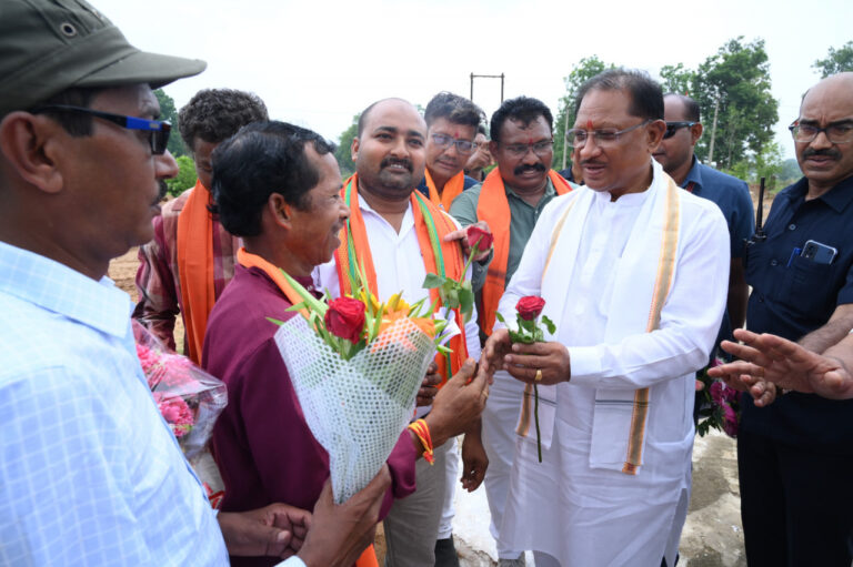 Raipur : Chief Minister Shri Vishnu Deo Sai Inaugurates Development Works Worth Over Rs 16 Crore in Tongpal
