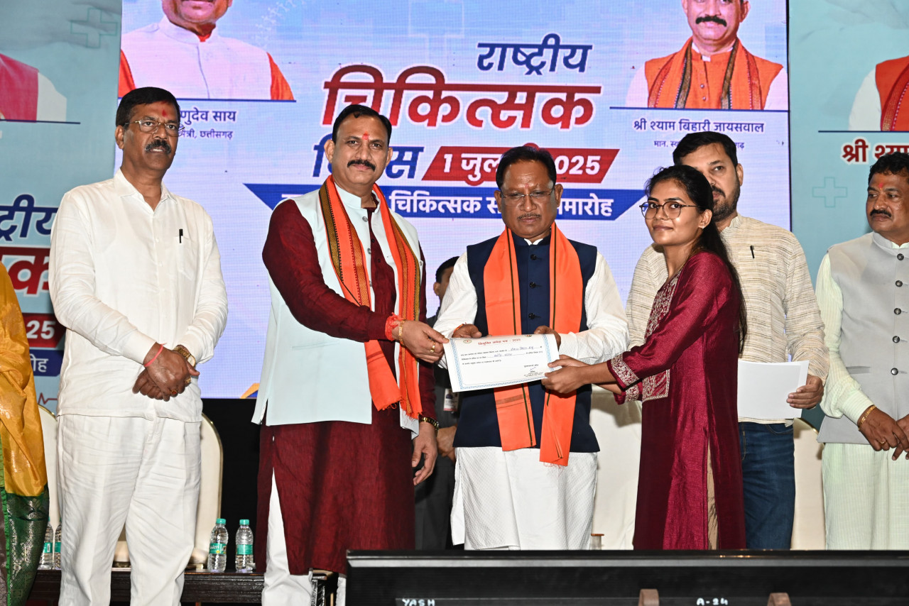 Raipur : Doctors’ unwavering commitment has laid the foundation of a healthier Chhattisgarh: CM Vishnu Deo Sai